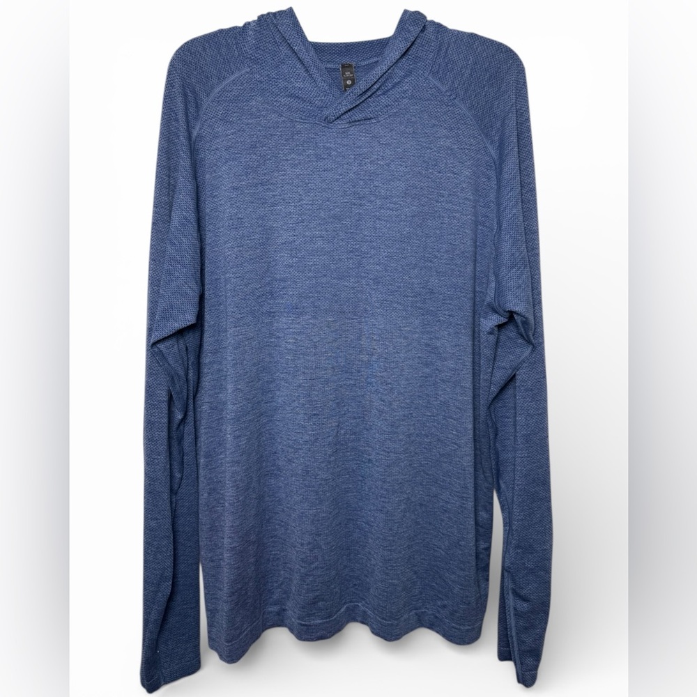 Lululemon Metal Vent Tech Hoodie Men XXL Blue Athletic Pullover - Picture 3 of 9
